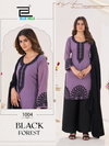 Black Forest By Blue Hills Georgette Kurti With Bottom Dupatta Wholesale Online